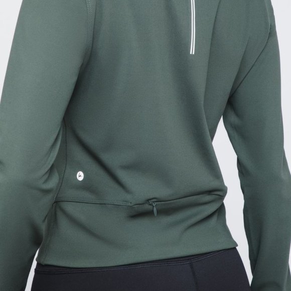 90 Degree by Reflex Workout Jacket Forest Teal Sz X Small ~ XL NWT - Picture 5 of 5